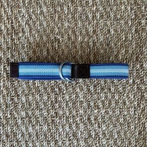 Vineyard Vines striped woven D-ring belt, size S